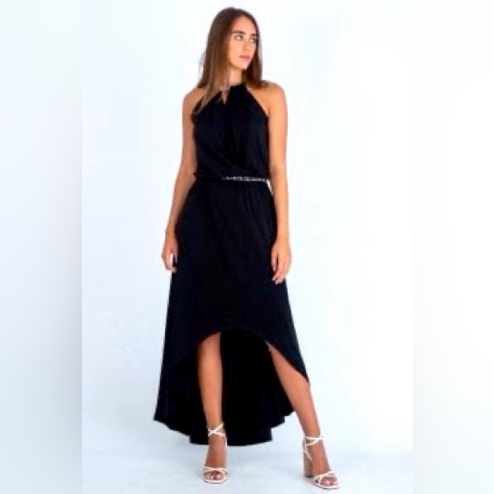 Michael Kors Navy High Low Dress